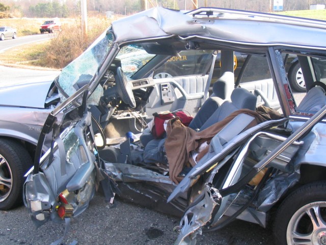 Personnel removed the "B" Post and folded the doors back to rapidly extricate the victim